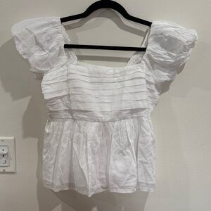 Cute white summer top